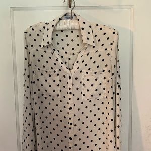 Polka Dot EXPRESS Portofino Blouse